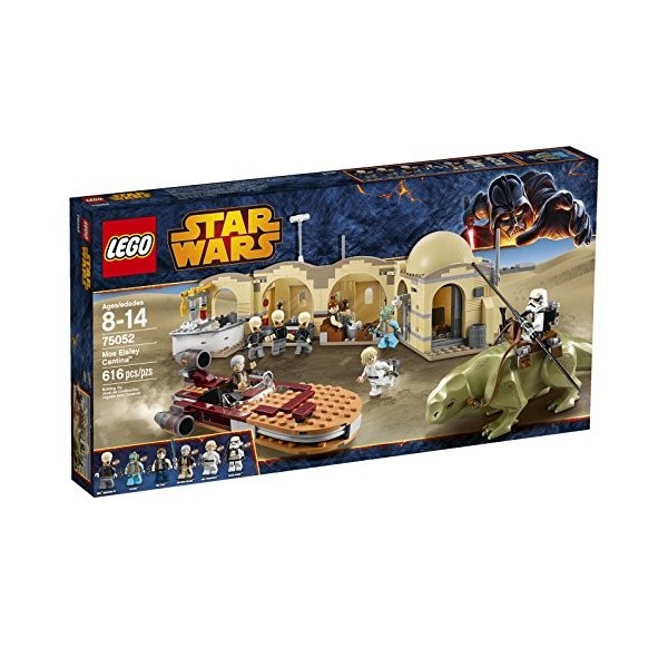 LEGO Star Wars 75052 Mos Eisley Cantina Building Toy Incl 8 W/ Assorted Weapons