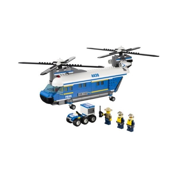 HÉLICOPTÈRE DE TRANSPORT LOURD POLICE LEGO ® CITY 4439