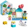 LEGO 10925 Duplo Town La Salle De Jeux Boîte de Petite Maison De Poupées, Jouet éducatif pour Enfants De 2 Ans Et