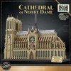 JoyMate Building Blocks Kit Notre Dame de Paris, World Famous Architecture Building Blocks Toys Compatible avec Lego, 8868 Pi