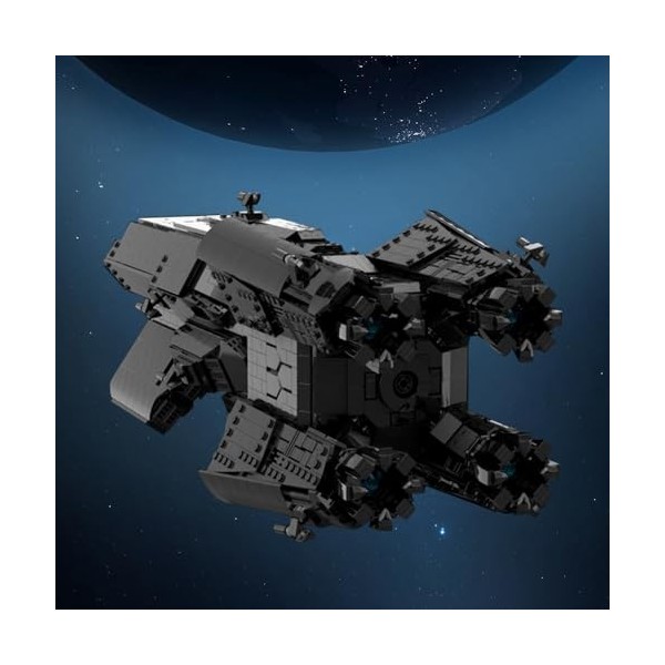 Ensemble de blocs de construction de vaisseau spatial de la série spatiale, jouets MOC Space Battlestar Space Wars, modèle de