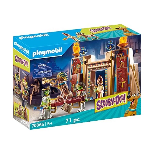 Playmobil - Scooby-Doo! Histoires en Egypte - Coffret de Figurine daction 70365