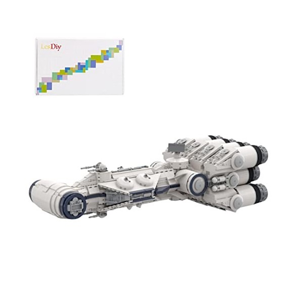 YANYUESHOP Ensemble de Construction de Vaisseau Spatial Technic, 2295 pièces MOC-79356 Le Vaisseau Spatial Corellian Corvette