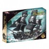 Les kits de blocs de construction Black Pearl, jouet dassemblage de bateau de pirates pour adolescents et adultes, constitue