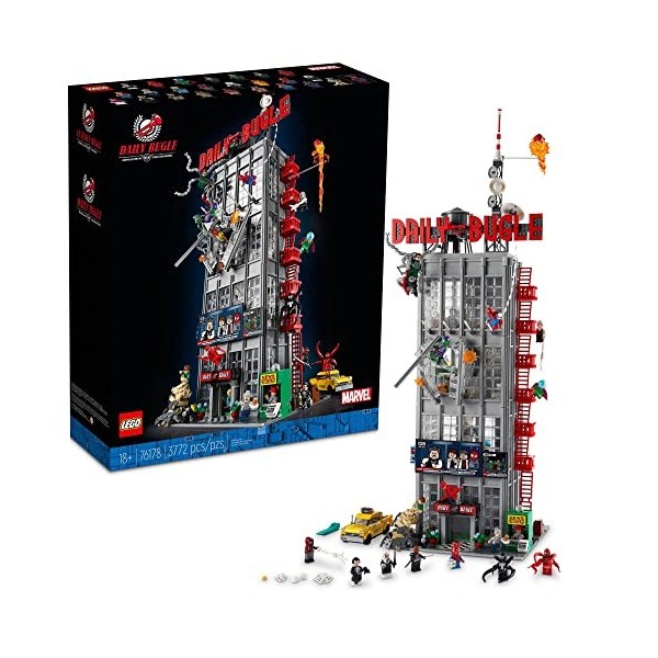 LEGO Marvel Spider-Man Daily Bugle 76178 Kit de construction . ensemble de jeu à collectionner conçu pour les fans de Marvel 