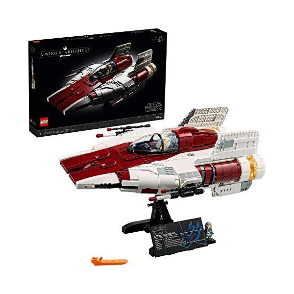 LEGO Star Wars A-Wing Starfighter 75275 Kit de construction de collection pour adultes Idéal pour les fans de Star Wars 1673 