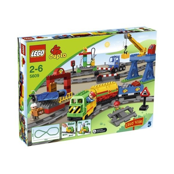 LEGO - 5609 - Jeu de construction - DUPLO LEGOVille - Mon coffret train de luxe