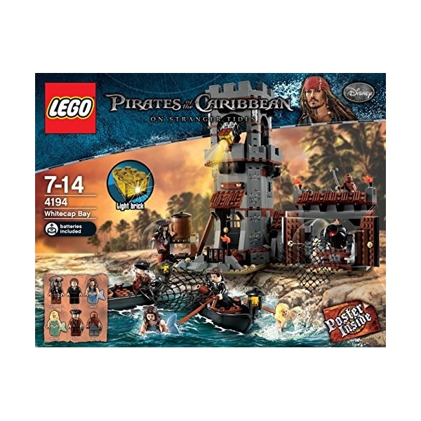 LEGO Pirates des Caraïbes - 4194 - Jeu de Construction - La Baie du Cap Blanc
