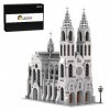 Aetheria Ensemble de blocs de construction darchitecture médiévale - Modèle de cathédrale gothique - Jouets de construction 