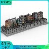 Modulaire Architecture Blocs De Construction 3725pièces MOC Modular Parisian Promenade Nano Micro Blocs De Construction Mini 