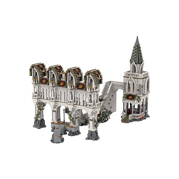 Aetheria Western Fantasy - Kit de construction architecture - Modèle modulaire Magic Gat - Jouet de construction pour enfants