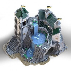 Modulaire Architecture Blocs De Construction 4294pièces MOC High Falls Escape Nano Micro Blocs De Construction Mini Ensemble 