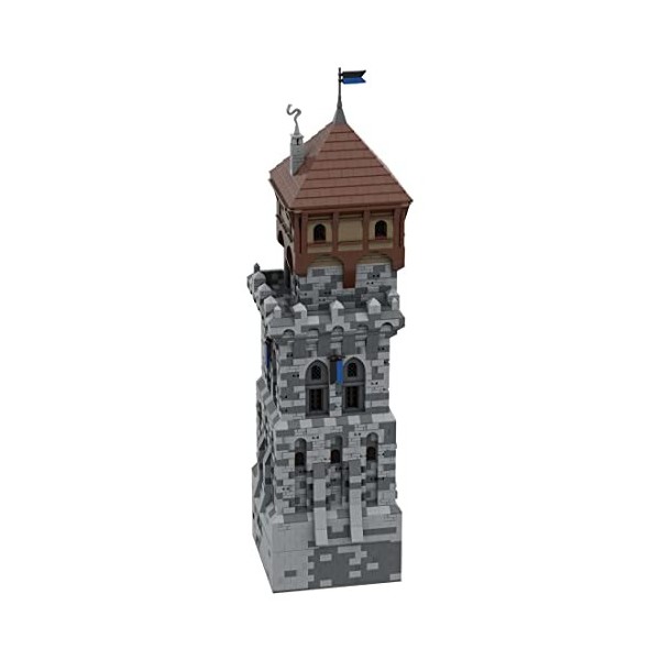 5832PCS H15 Big Front Tower Model Building Blocks, blocs de construction tour pour super grand château médiéval, kit de const