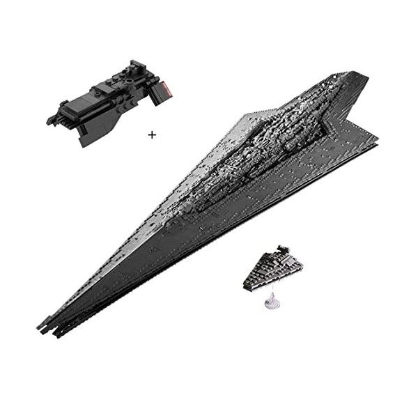 WangSiwe Kit de Construction de Destroyer Technologique, 7588+ Blocs de Serrage Star Destroyer Building Blocks, Grand Modèle 