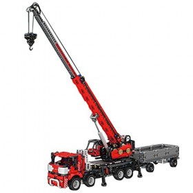 Technic Kit de construction de grue, 2828 véhicules de construction de véhicules de construction de véhicules de gerbage télé