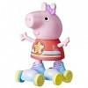 Peppa Pig Roller Disco Peppa Jouet avec Action à Tirer 28 cm de Haut avec lumières, Discours, Musique à partir de 3 Ans, F483