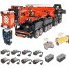 Foxcm Technic Liebherr LTM 11200 Grue sur mesure avec télécommande et 8 moteurs, blocs 7980 compatible Lego