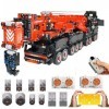 PEXL Technic Grue Liebherr LTM 11200 V2-7986 Brique et 8 Moteur - 1:20 Maquette RC/APP Grue Tout Terrain - Jeu de Constructio