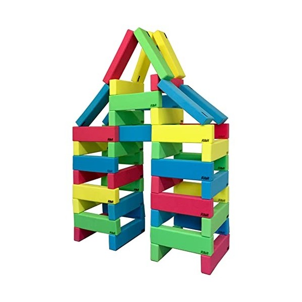 Jouets éducatifs 7 blocs de construction en mousse de motricité XXL