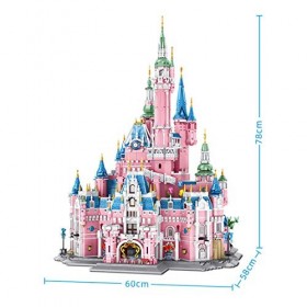 queek Bloc de Construction Maison, Modèle Modulaire de Princesse Traumschloss, 10068 Pièces Jeu de Construction, Compatible a