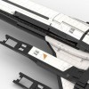 MOC Space Series Beam S-R2 Fighter Building Block Set Fighter Modèle Jouets Décoration de Table Cadeau Convient pour Adultes 