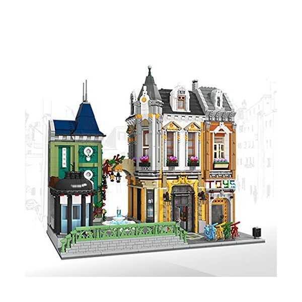 YANYUESHOP Blocs de Construction de Maison - 5290Pcs Jouets de Style Européen Mall Building Street View, Ensemble de Construc