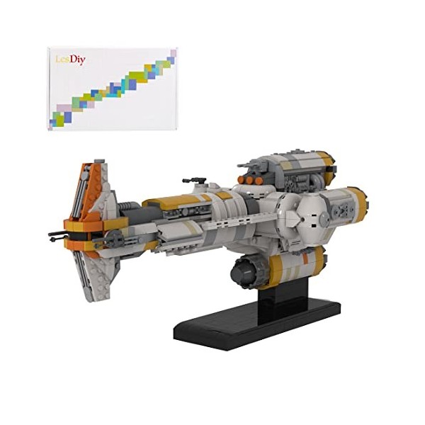 YANYUESHOP Technic Spaceship Building Set, 2097Pcs MOC-82039 Space Wars Science Fiction Dreadnought Starfighter Starship, Jou