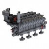 Novaray Technique V16 - Kit de construction de moteur - 4777 pièces V16 - Modèle MOC - Jouet créatif - Compatible avec Lego 
