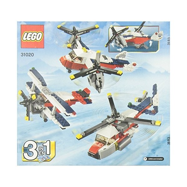 Creator LEGO 216 Pcs Twinblade Adventures 3-in-1 Brick Box Building Toys