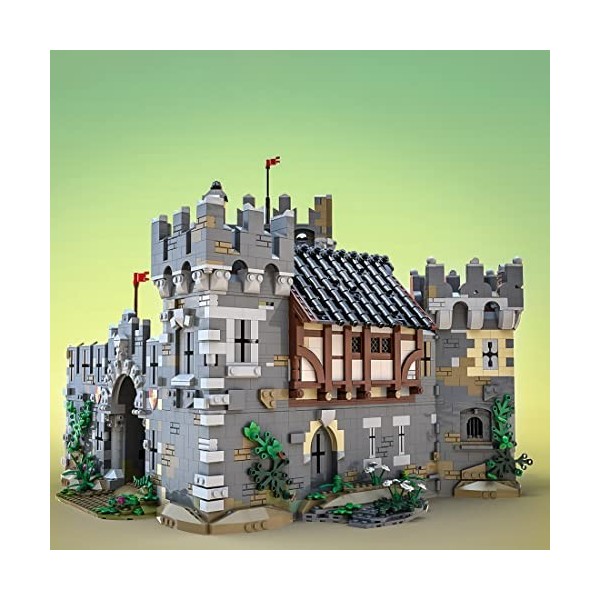 KOAEY Château médiéval MOC-68151, compatible avec Lego Forge médiévale 21325, 7500 pièces