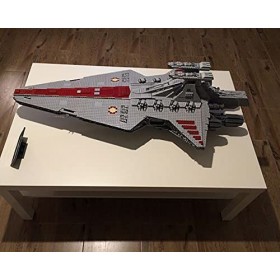 SJAPEX Blocs de Construction de Vaisseau Spatial Technics, Modèle de Croiseur Dattaque de La République de Venator, Bloc de 