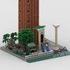 LIJI Blocs de construction modulaire pour maison, MOC-88904, 5613 + Tour dhorloge Venice et paysage surrounding de style vén