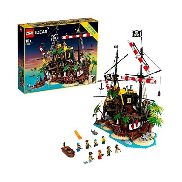 LEGO- Pirates of Barracuda Bay-21322 Building Set, 21322, Multicolore