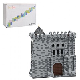 Lot de 6172 blocs de construction H16 Palace Gatehouse Model Building Blocks pour château médiéval super grand kit de constru
