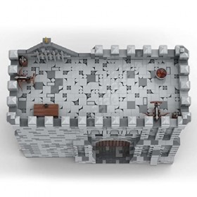 Lot de 6172 blocs de construction H16 Palace Gatehouse Model Building Blocks pour château médiéval super grand kit de constru