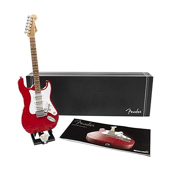 Mega Collabs Probuilder Fender Stratocaster Jeu de construction pour collectionneurs