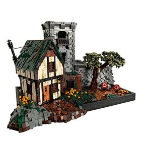 SSSSS TopBau - O1029N16MEEHT - Modèle médiéval - 5470+ pièces - Kit modulaire - Compatible avec Lego Creator Castle - MOC-805