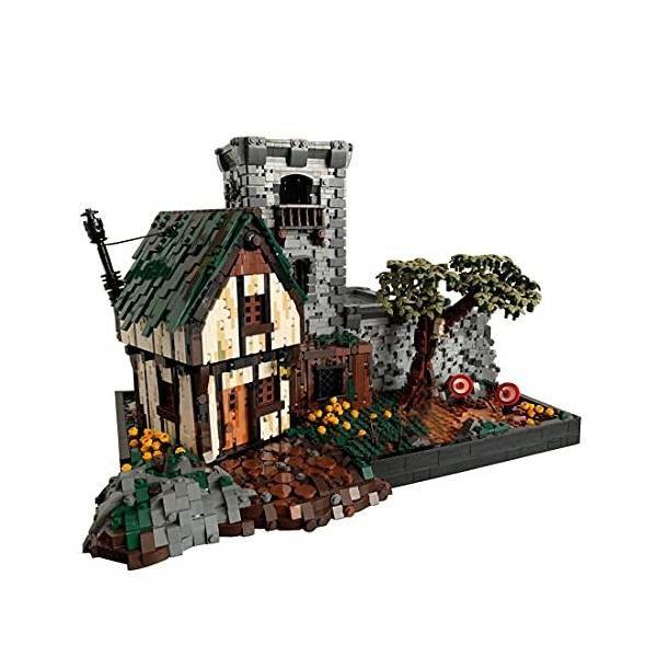 SSSSS TopBau - O1029N16MEEHT - Modèle médiéval - 5470+ pièces - Kit modulaire - Compatible avec Lego Creator Castle - MOC-805