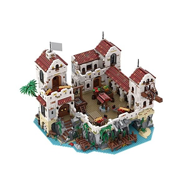 Modular Building, 4948 Pièces Pirate Blocks In Barracuda Cove Model House Building Set, MOC-49155 Ensembles De Construction D