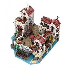 Modular Building, 4948 Pièces Pirate Blocks In Barracuda Cove Model House Building Set, MOC-49155 Ensembles De Construction D