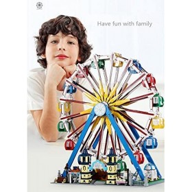 Modèle de Blocs de Construction de Grande Roue, 3836 pièces de Blocs de Construction de Technologie Grande Roue télécommandée
