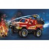 Playmobil 71194 Pick-up et Pompier- City Action - Les Pompiers - Les Secouristes Ville & Métiers