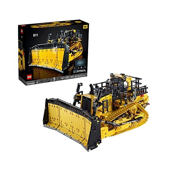 Jadlam LEGO Technic 42131 Bulldozer Cat D11T contrôlé par application 3854 pièces à partir de 18 ans