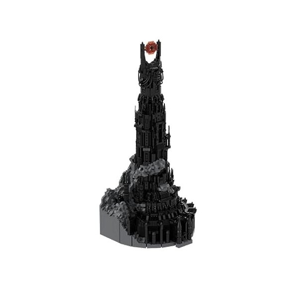 Modulaire Architecture Blocs De Construction 5996pièces MOC Barad-dûr Dark Tower Nano Micro Blocs De Construction Mini Ensemb