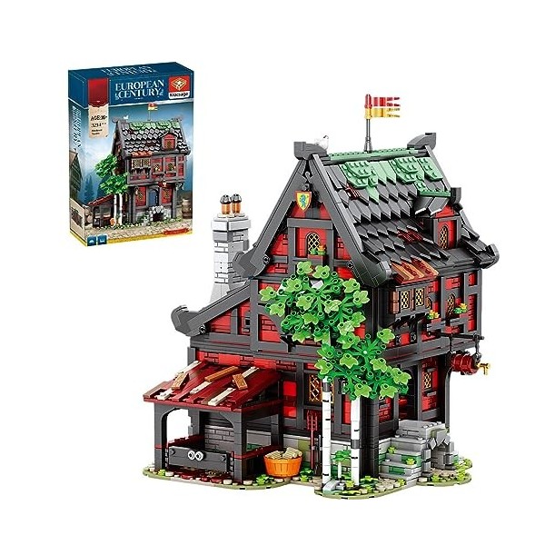 KeepDo Architecture Blocs de construction Maison, MOC-123809 Maison Architecture Modèle Kit Modular Building, 5441 Blocs de s