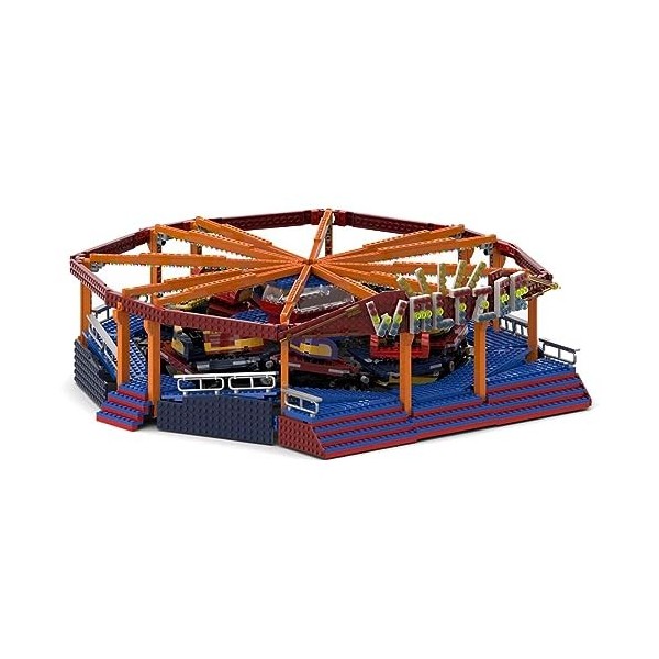 LuminaNova Kit darchitecture DIY - 2839 pièces - Marée foraine Waltzer - Aire de jeux - Modèle de scène de rue - Jeu de bloc