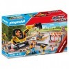 Playmobil 71045 Ouvriers de voirie - City Action - Travaux de Chantier - Promo Pack Deux ouvriers, Engin de Construction et m