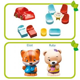 Klorofil - Arbre magique des Klorofil - Comprend : 2 personnages + 12 accessoires 1 voiture, 1 espace repos, 1 balançoire, 2