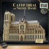 REUS Ensemble de blocs de construction modulaires Notre Dame de Paris, grand modèle darchitecture célèbre pour enfants et ad