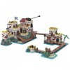 MayB La Porte Blanche Impériale - Jeu de Construction de Château Médiéval pour Adultes, Modèle de Collection de Jouets Pirate